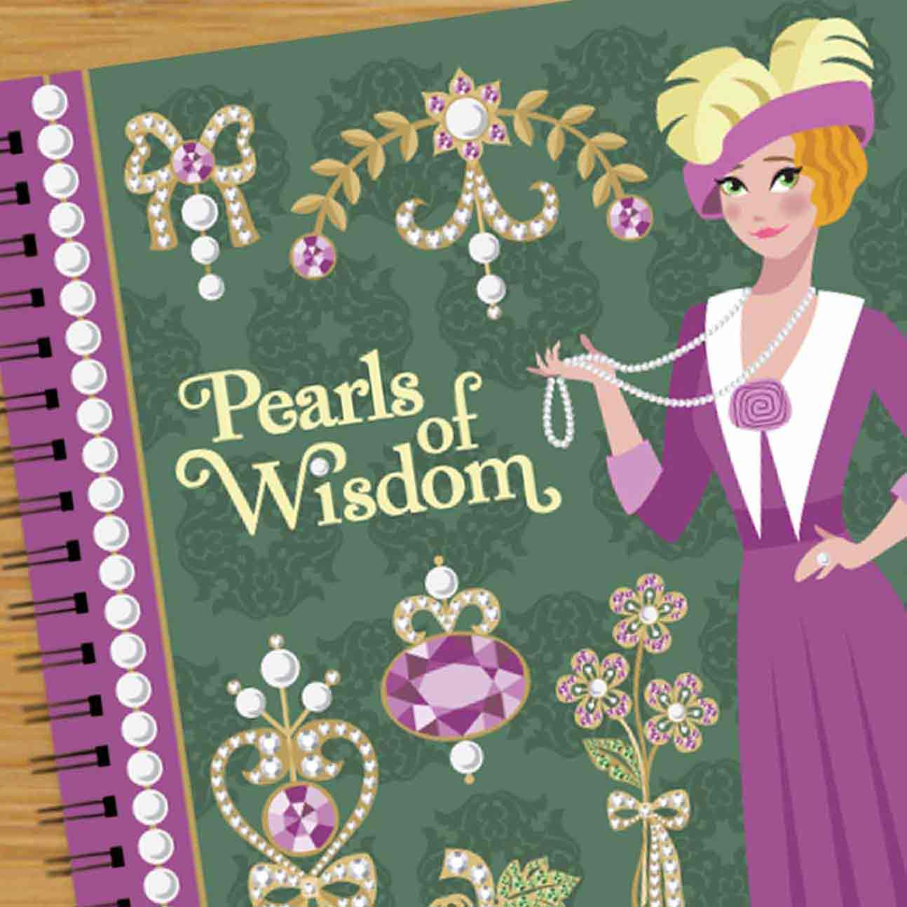 Pearls of Wisdom Journal, Cell Phone Cover, Notepad & Pen